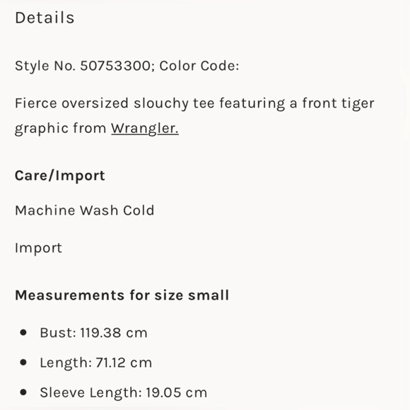 Free People Wrangler Oversized Tiger Tee🔥 - Picture 5 of 16